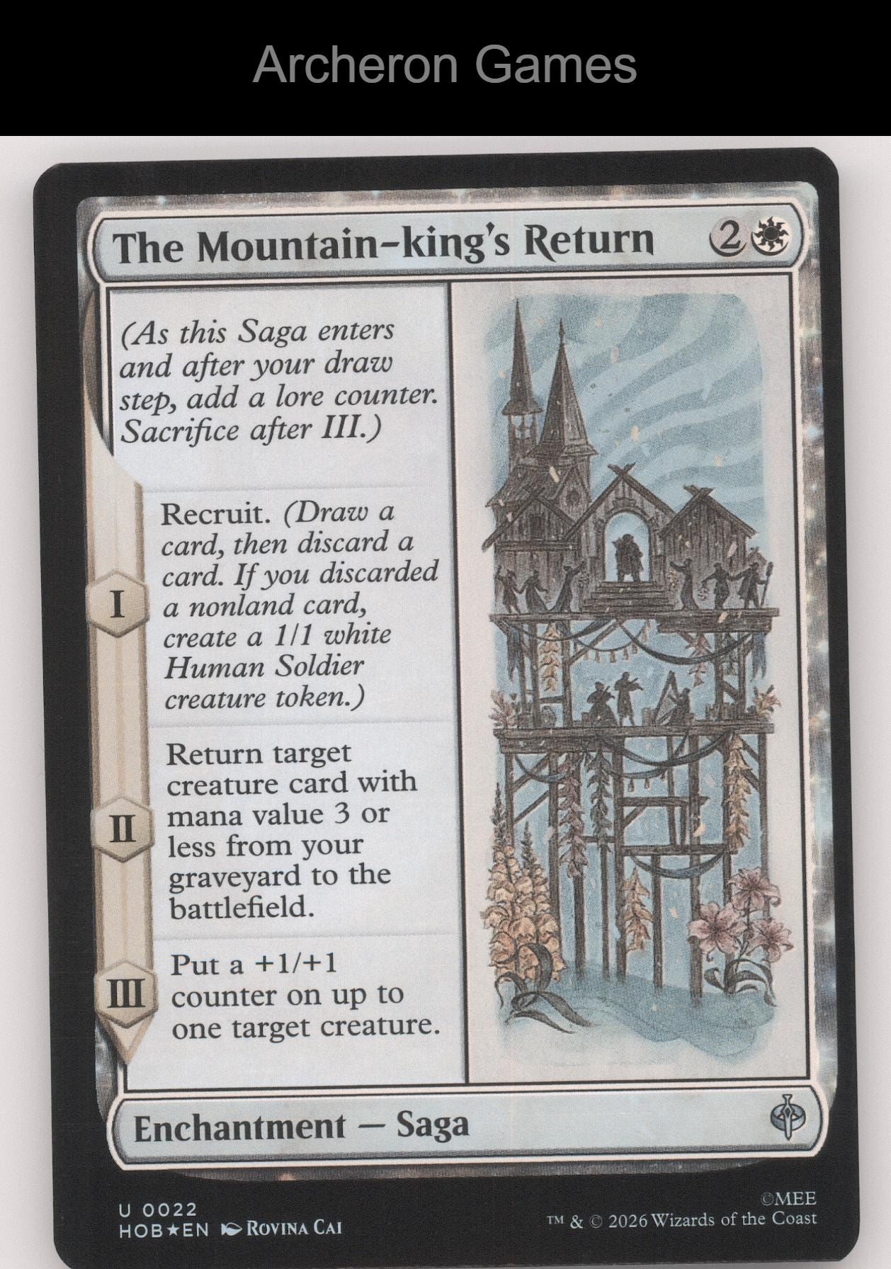 The Mountain-king's Return HOB 22 UC MTG Card The Hobbit