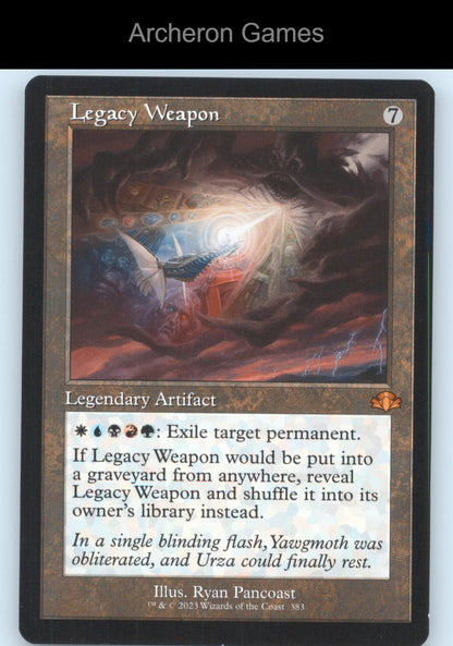 Legacy Weapon (Retro Frame) 383 Mythic MTG Card Dominaria Remastered
