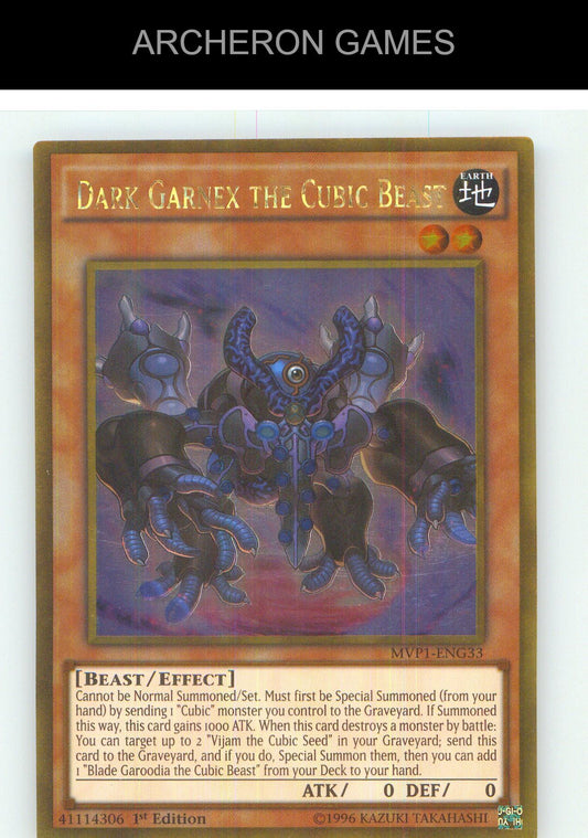 Dark Garnex the Cubic Beast Gold Rare YUGIOH Card Unlimited