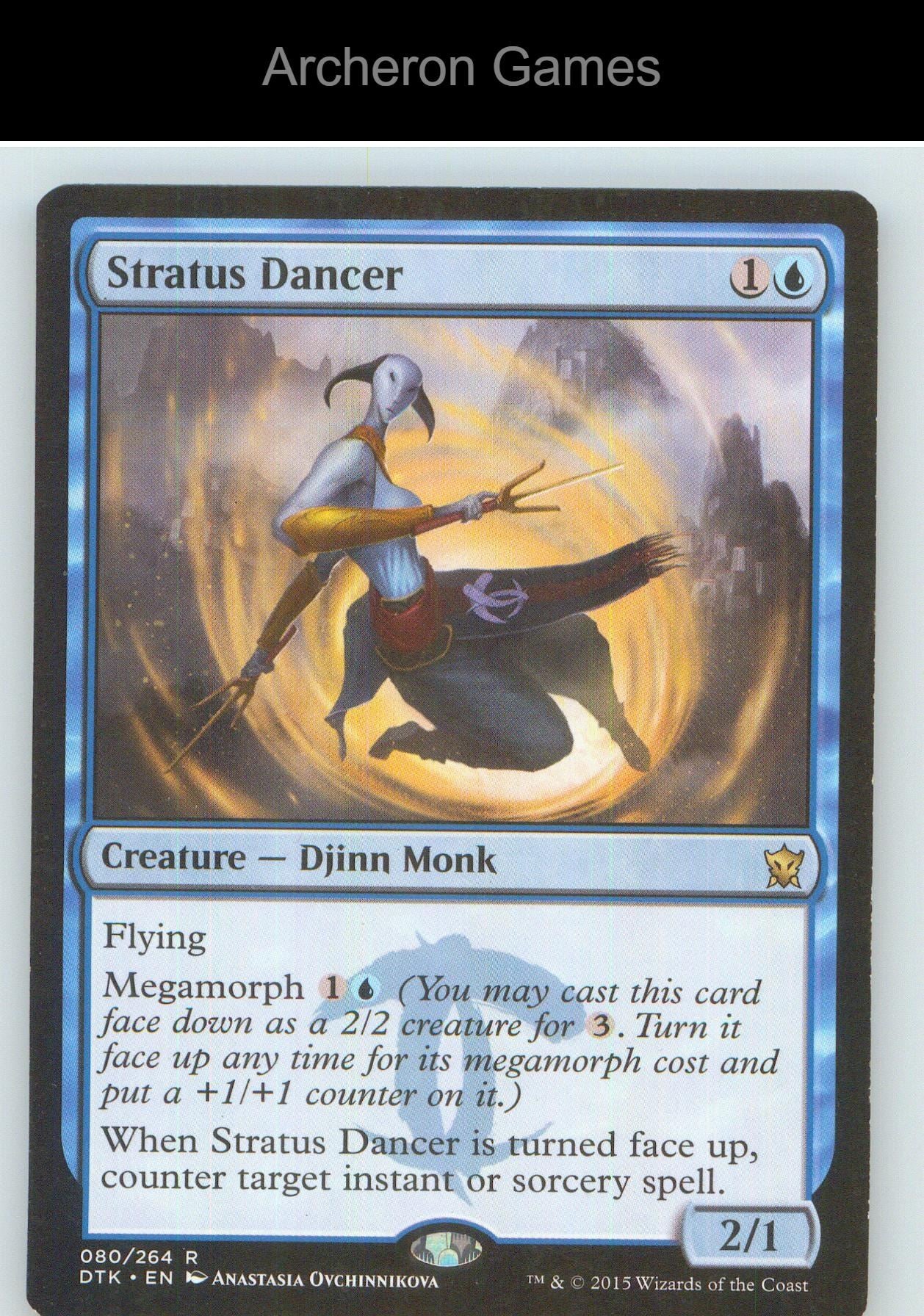 Stratus Dancer DTK 80 R MTG Card NM/EX+