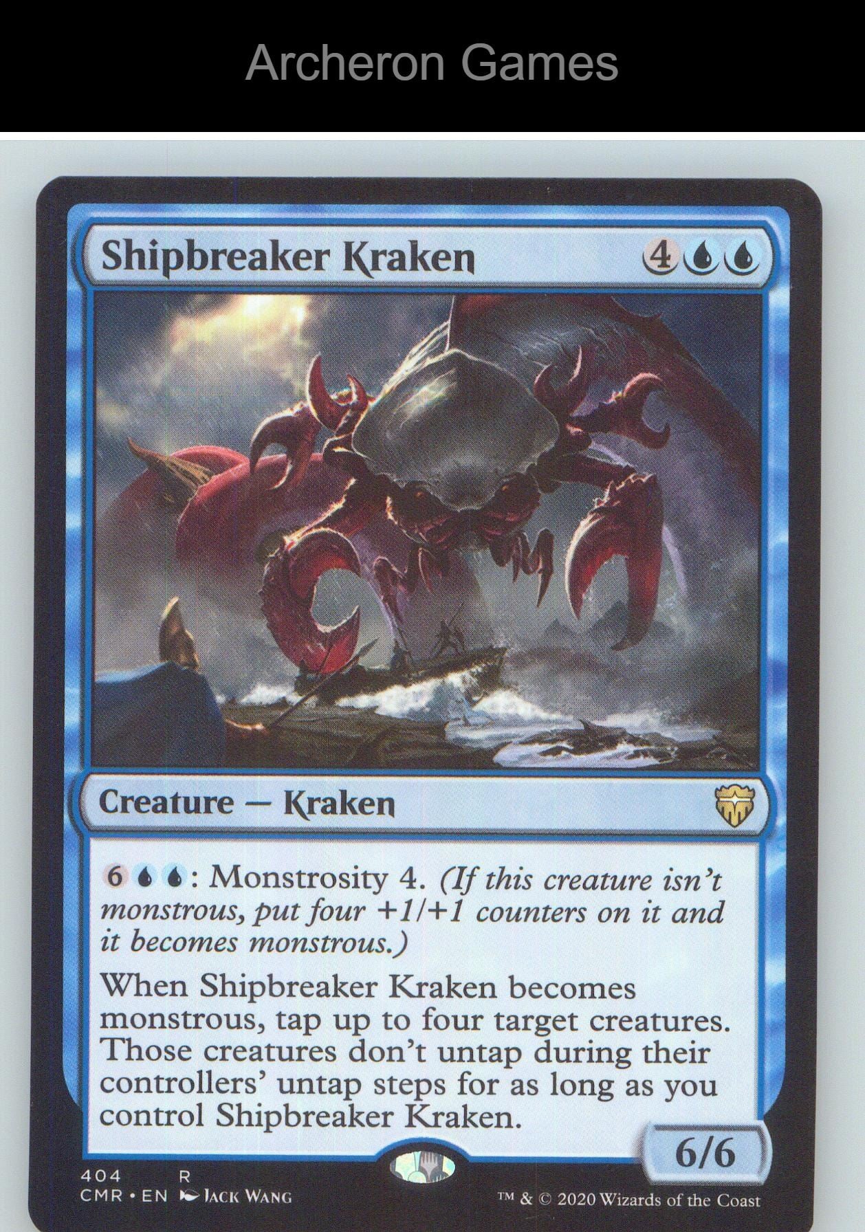 Shipbreaker Kraken CMR 404 R MTG Card NM/EX+