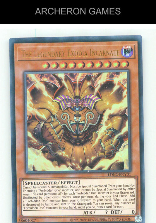 The Legendary Exodia Incarnate UR YUGIOH Card Unlimited