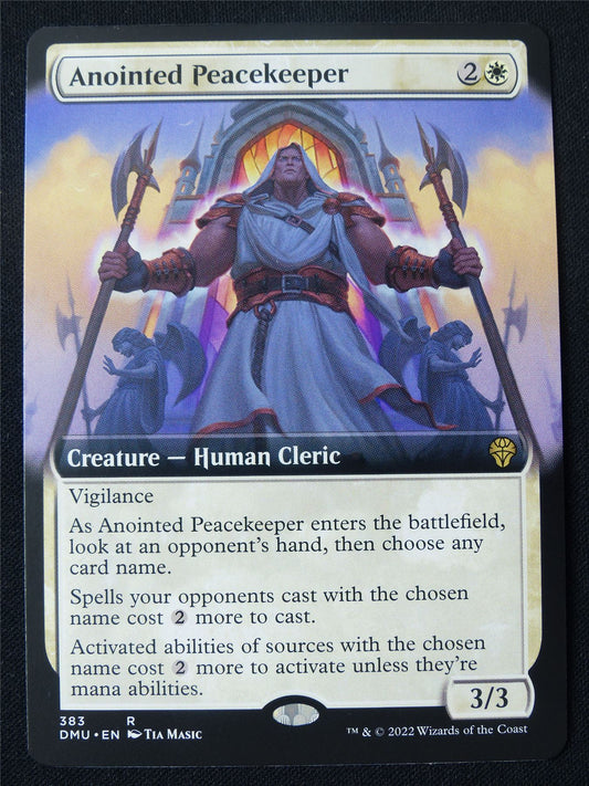 Anointed Peacekeeper Extended Art - DMU - Mtg Card #2BP