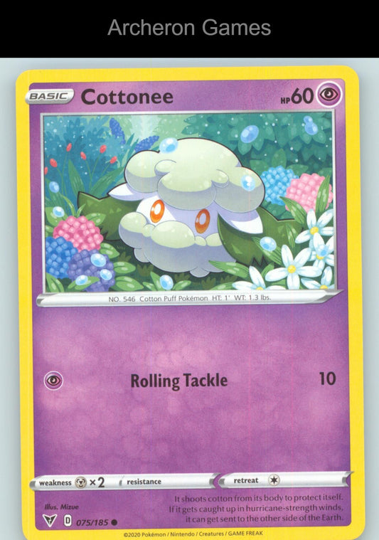 Pokemon Card Cottonee VIV 075/185 C Vivid Voltage