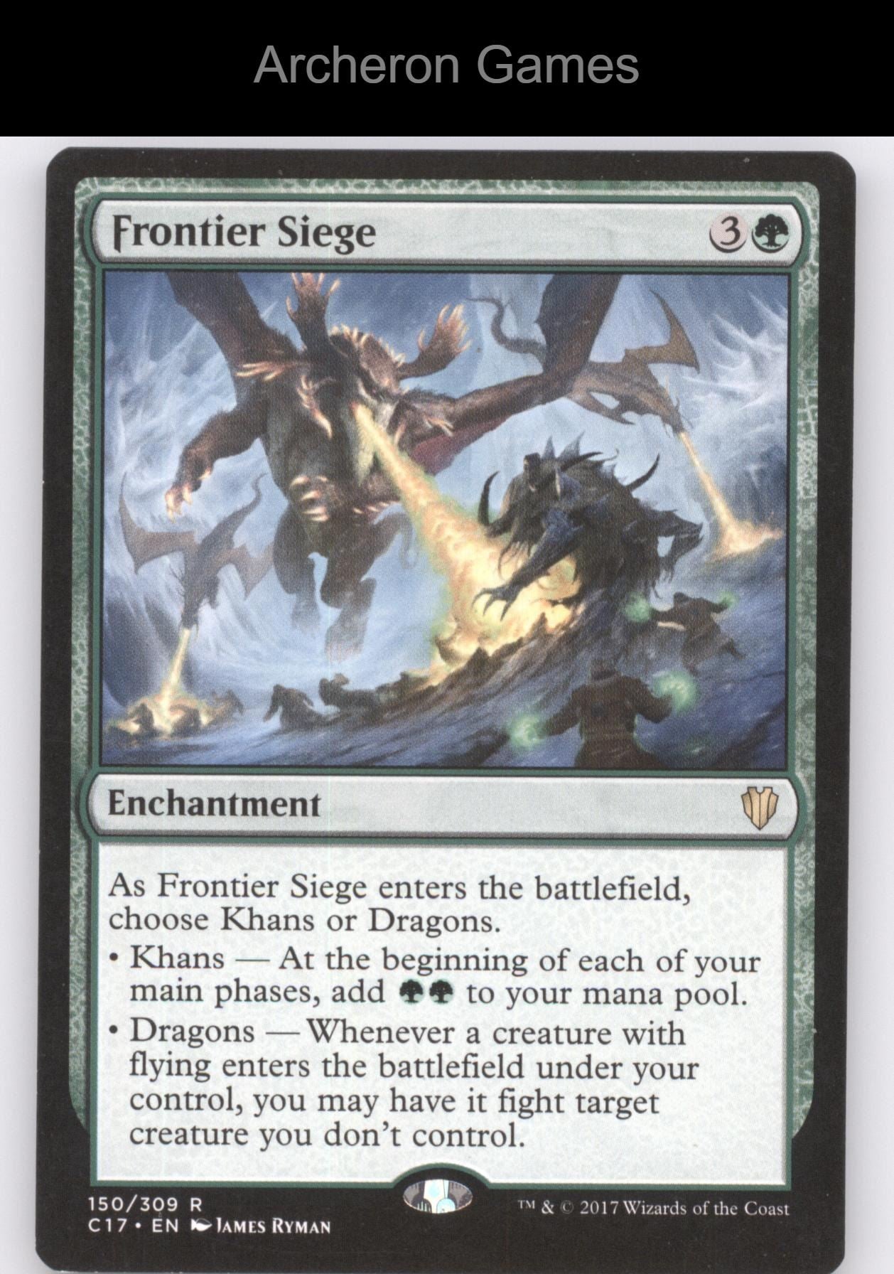 Frontier Siege 150 R MTG Card Commander 2017