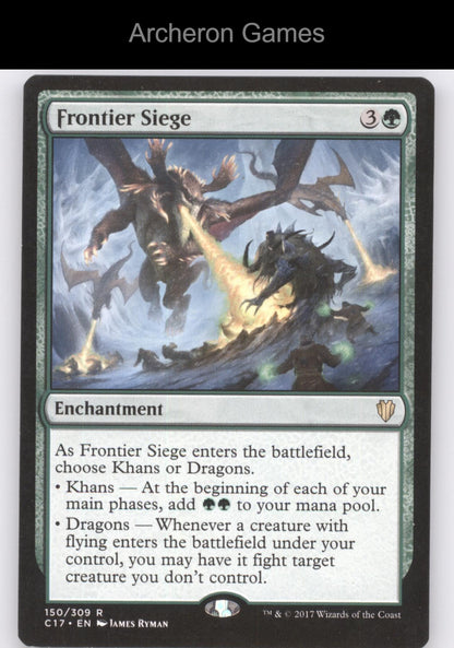 Frontier Siege 150 R MTG Card Commander 2017