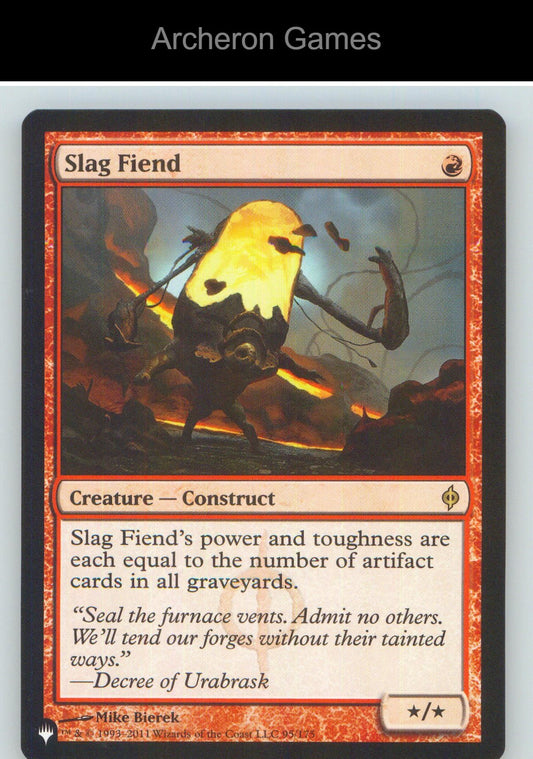 Slag Fiend NPH 95 R MTG Card NM/EX+