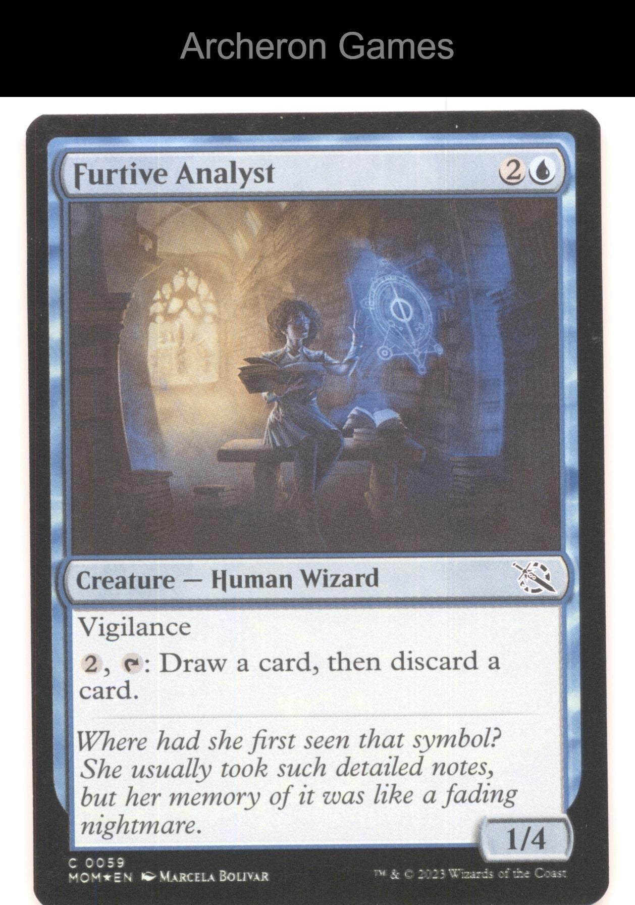Furtive Analyst 59 C MTG Card March of the Machine