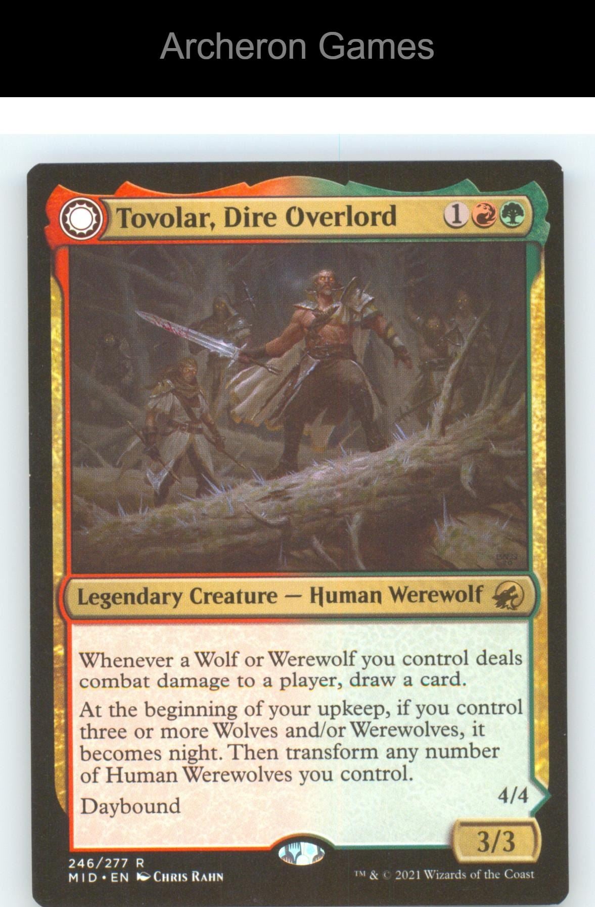 Tovolar, Dire Overlord MID 246 R MTG Card NM/EX+