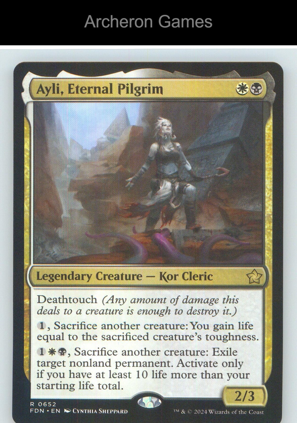Ayli, Eternal Pilgrim FDN 652 R MTG Card NM/EX+