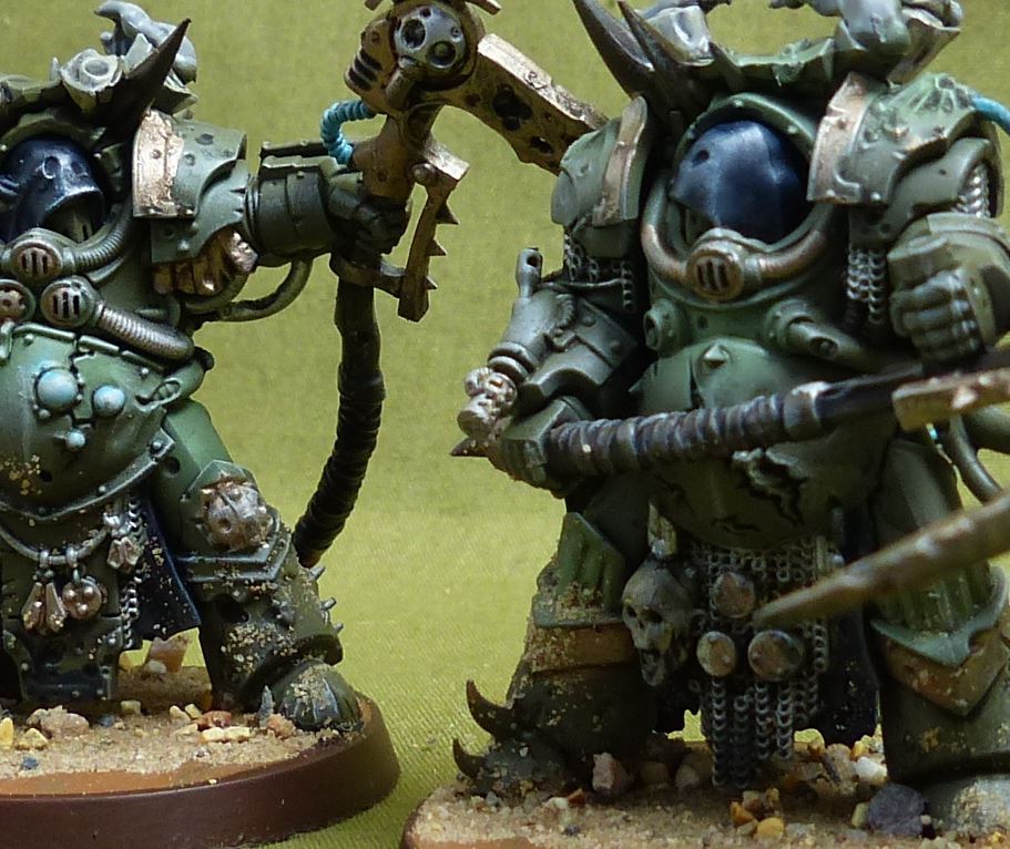Deathshroud Terminators Painted - Death Guard - Warhammer 40K #3V8