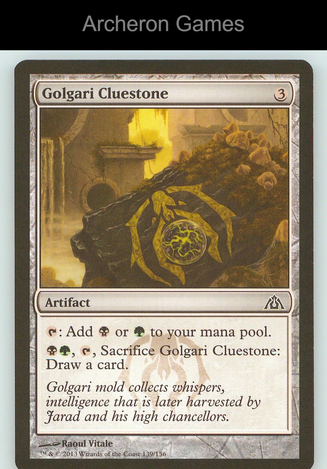 Golgari Cluestone DGM 139 C MTG Card NM/EX+