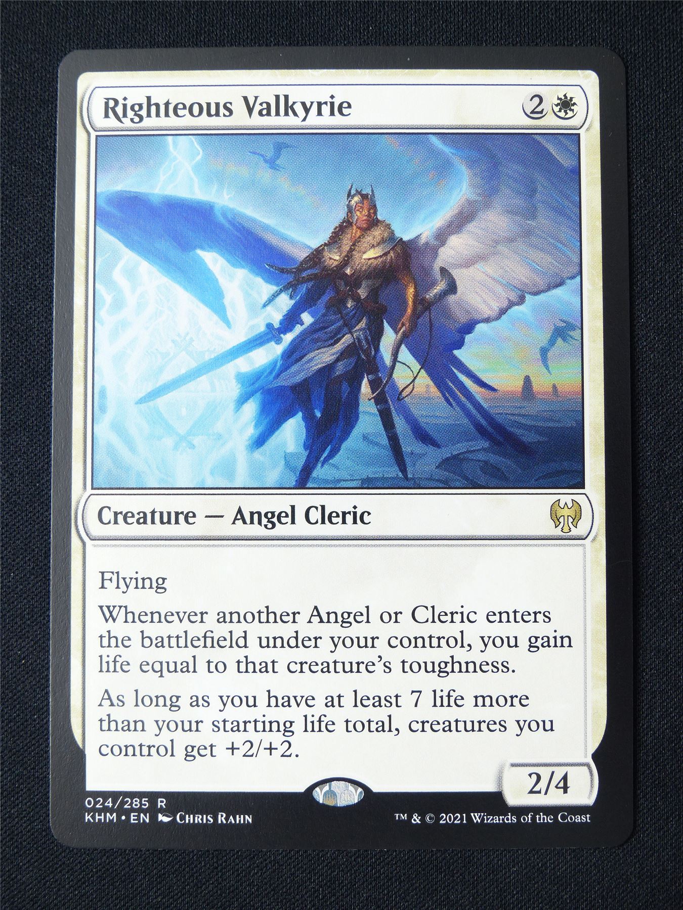 Righteous Valkyrie - KHM - Mtg Card #10F