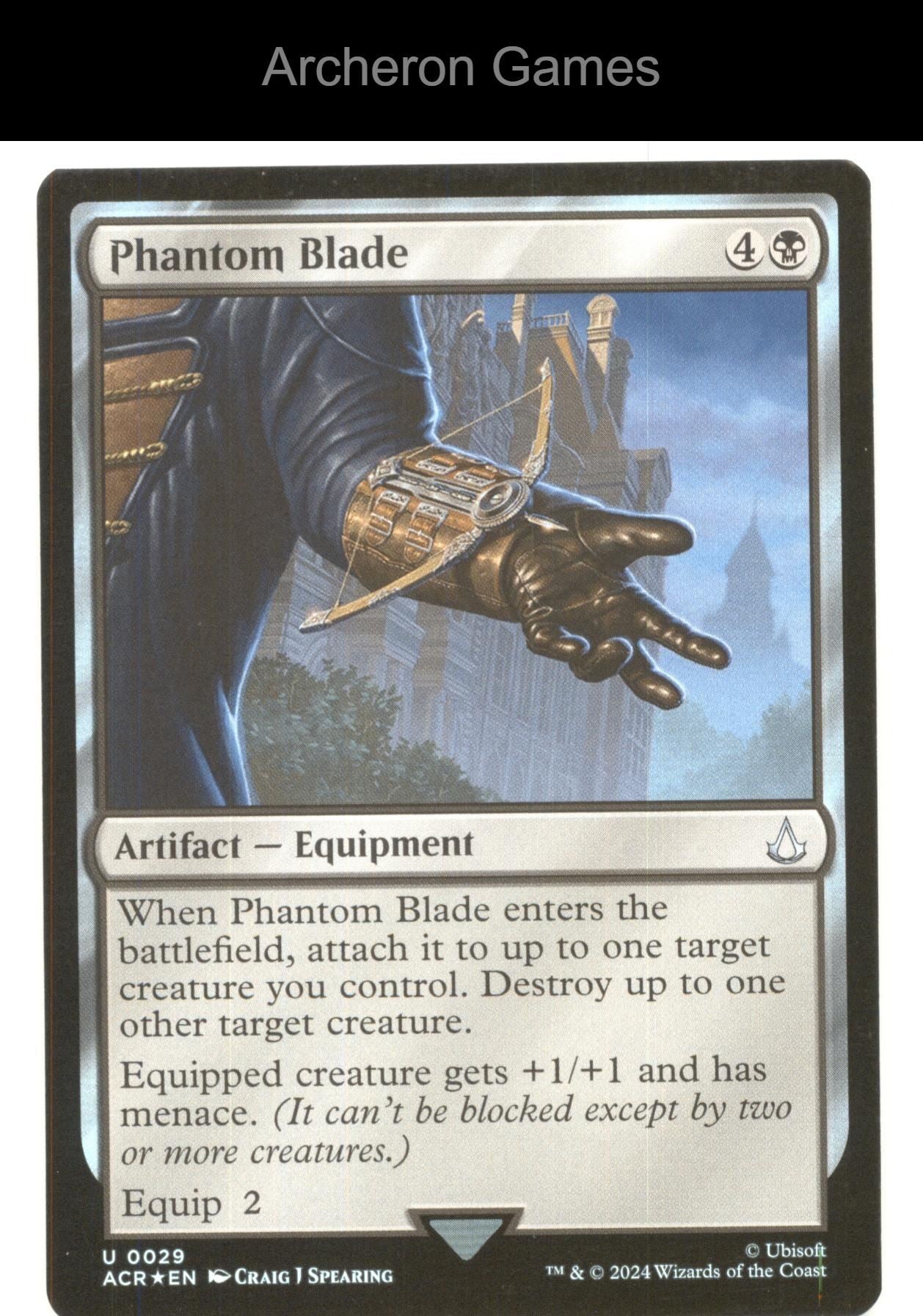 Phantom Blade 29 UC MTG Card Universes Beyond: Assassin's Creed