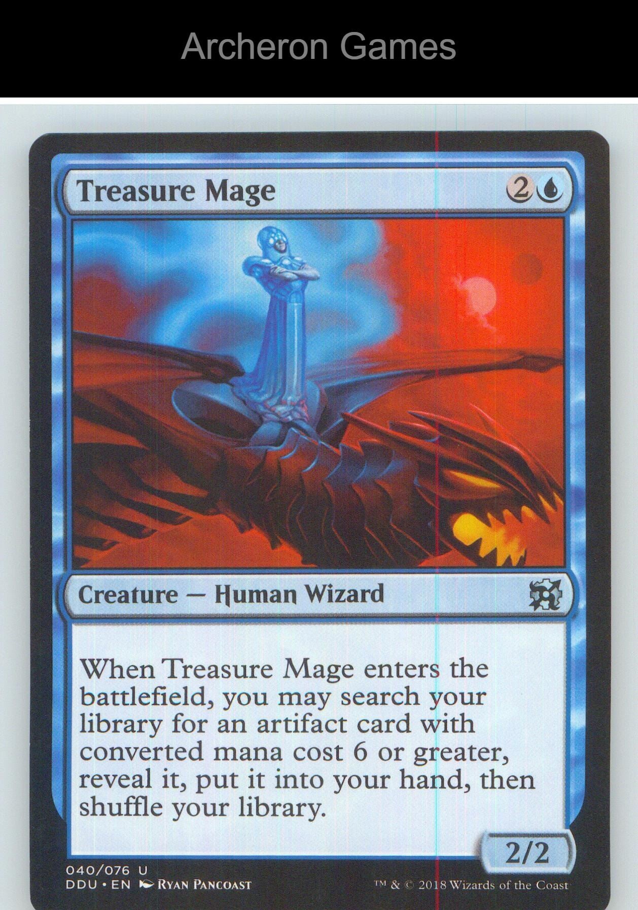 Treasure Mage PLST 40 UC MTG Card NM/EX+