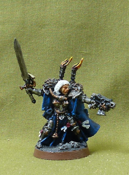 Classic Metal Preacher with Eviscerator painted OOP - Astral Claws - Warhammer 40k #3RW