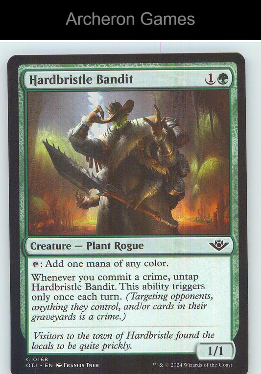 Hardbristle Bandit OTJ 168 C MTG Card NM/EX+