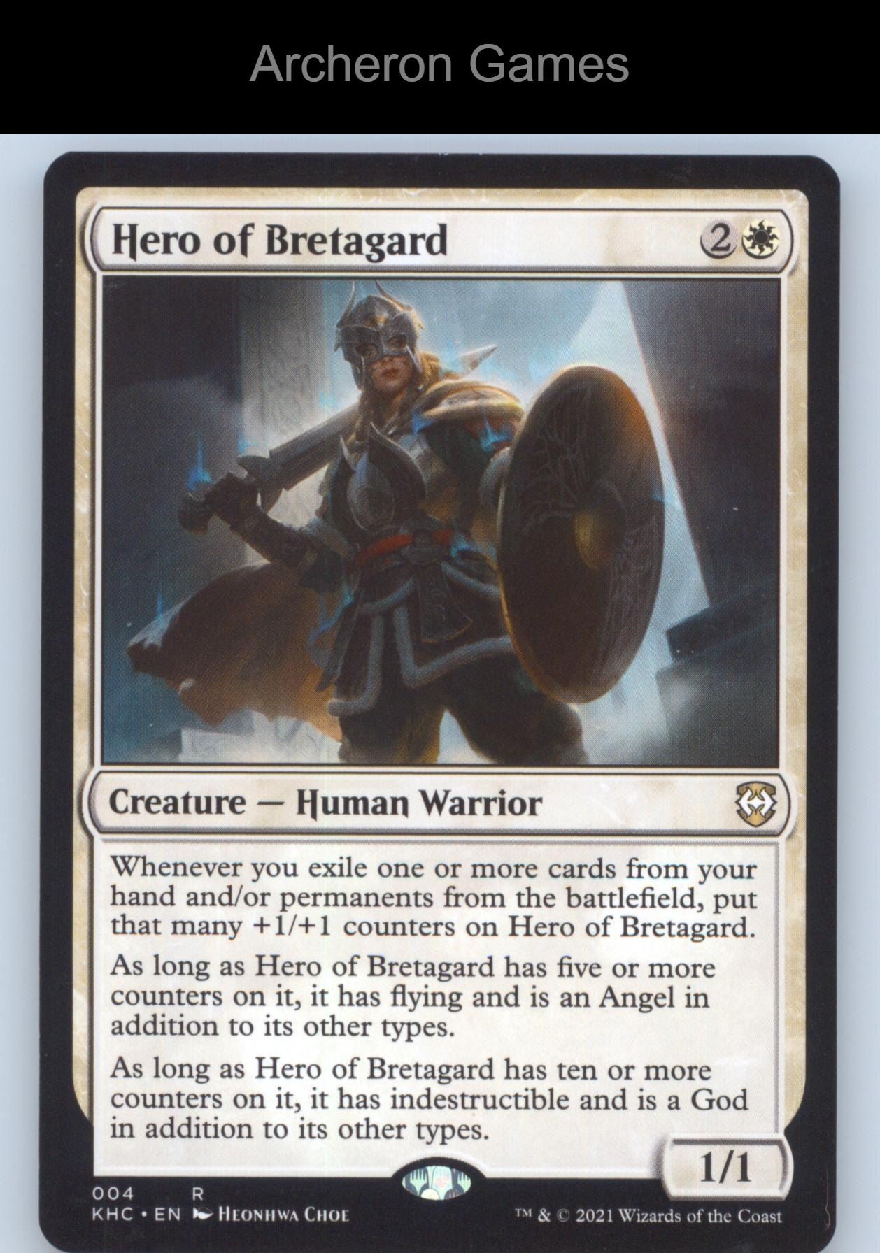 Hero of Bretagard 4 R MTG Card Commander: Kaldheim