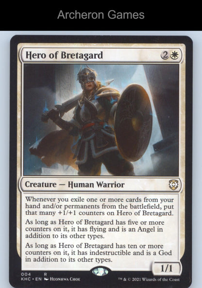 Hero of Bretagard 4 R MTG Card Commander: Kaldheim
