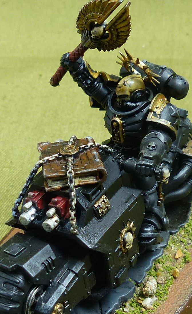Chaplain on Bike painted - Chaos Space Marines - Warhammer 40K #1QG