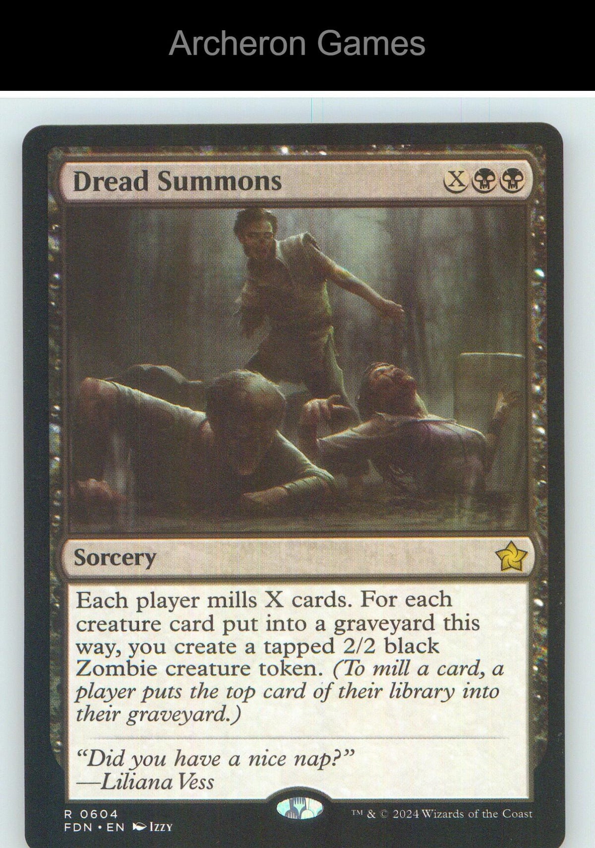 Dread Summons FDN 604 R MTG Card NM/EX+