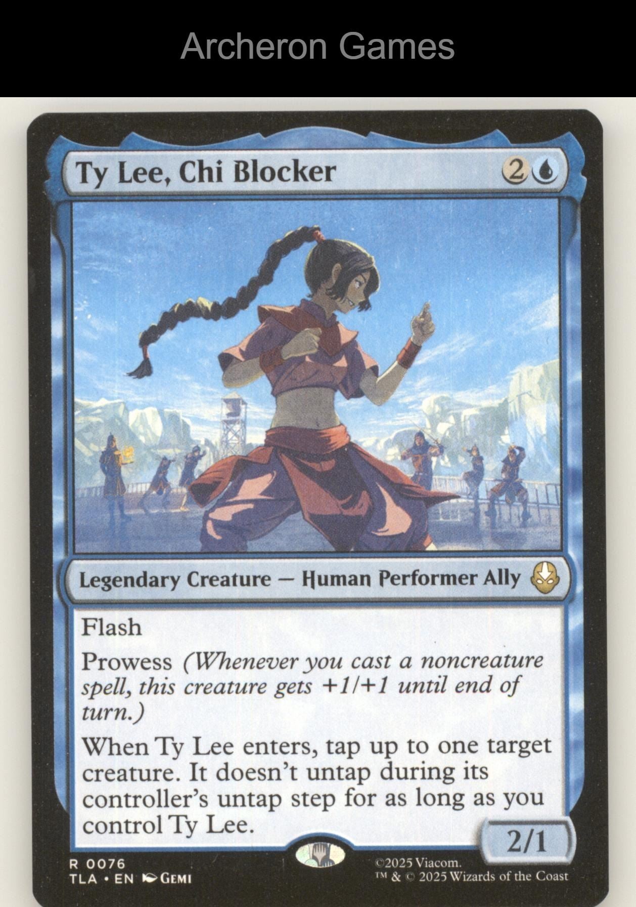 Ty Lee, Chi Blocker 76 R MTG Card Avatar: The Last Airbender