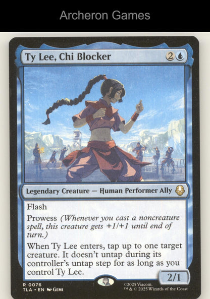 Ty Lee, Chi Blocker 76 R MTG Card Avatar: The Last Airbender