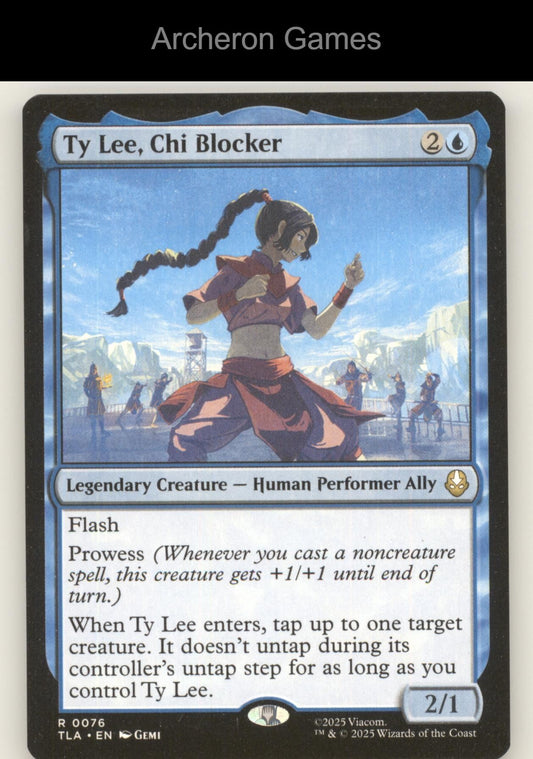 Ty Lee, Chi Blocker 76 R MTG Card Avatar: The Last Airbender