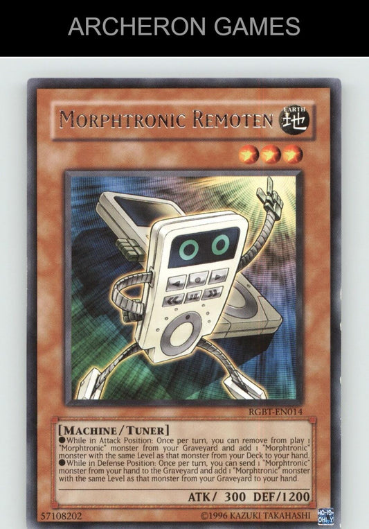 Morphtronic Remoten R YUGIOH Card