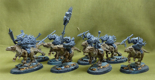 Cold One Knights set of 8 - Seraphon - Warhammer AoS #1GH