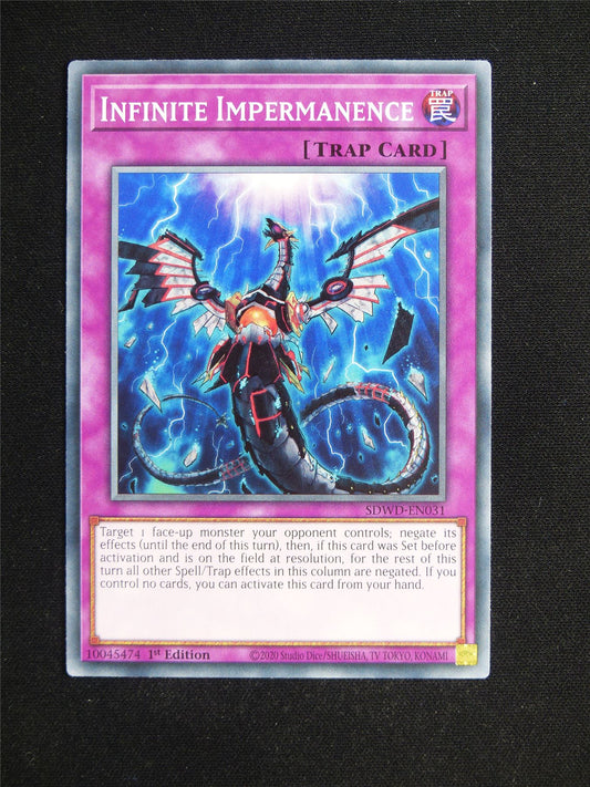 Infinite Impermanence SDWD - 1st ed Yugioh Card #22O