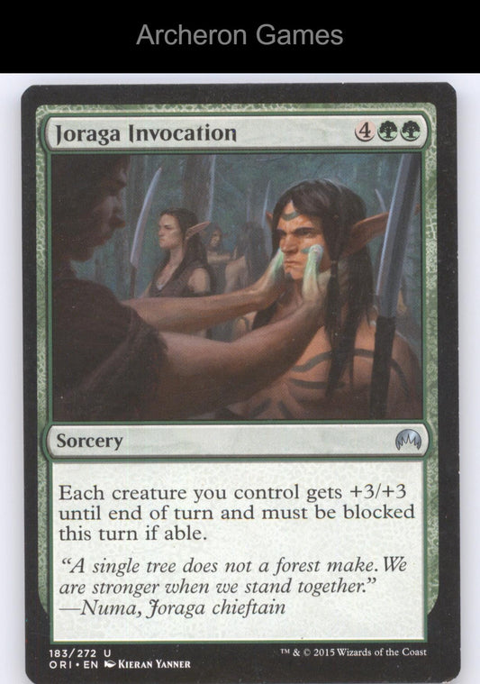 Joraga Invocation 183 UC MTG Card Magic Origins