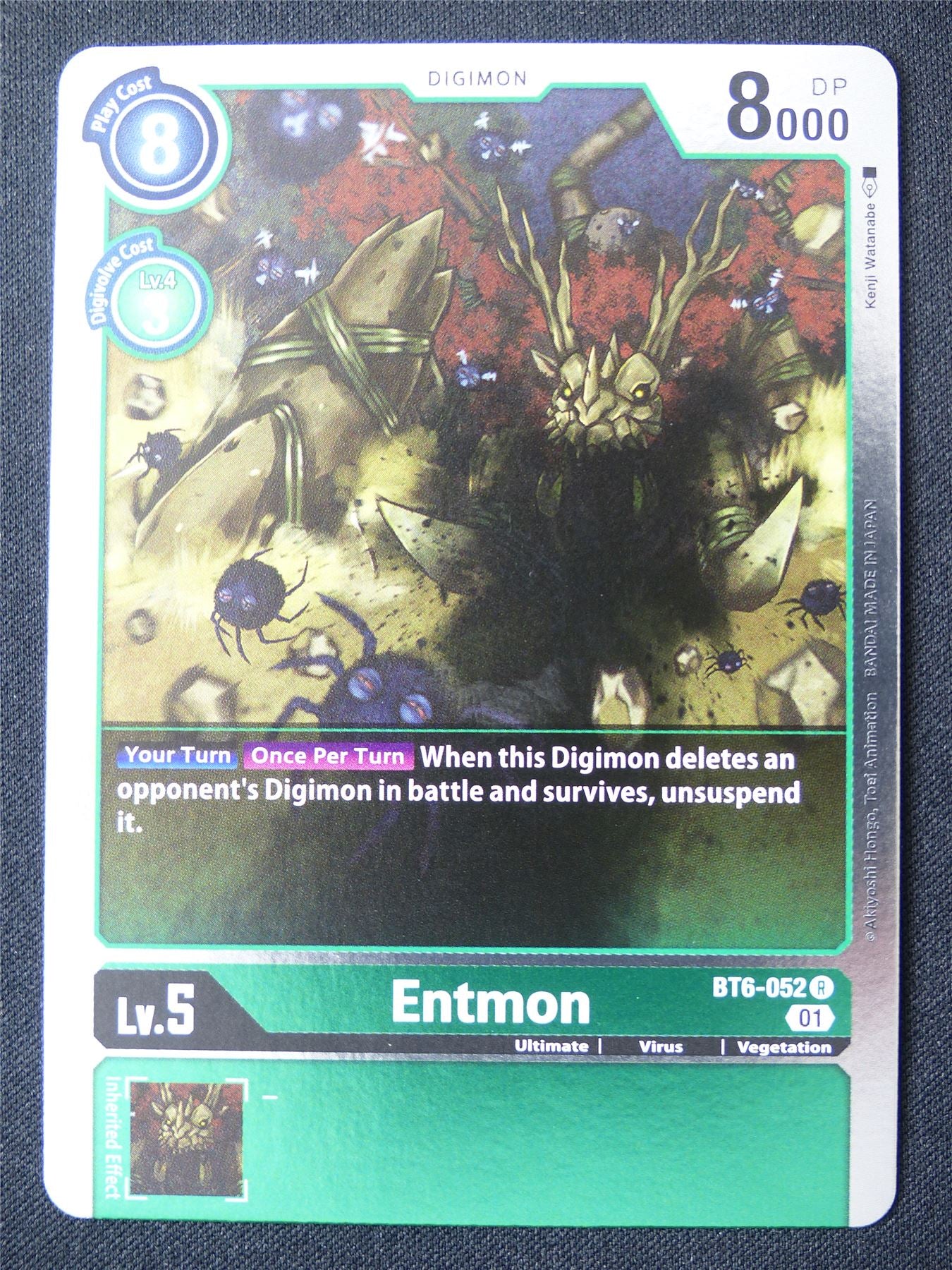 Entmon BT6-052 R Foil - Digimon Card #193