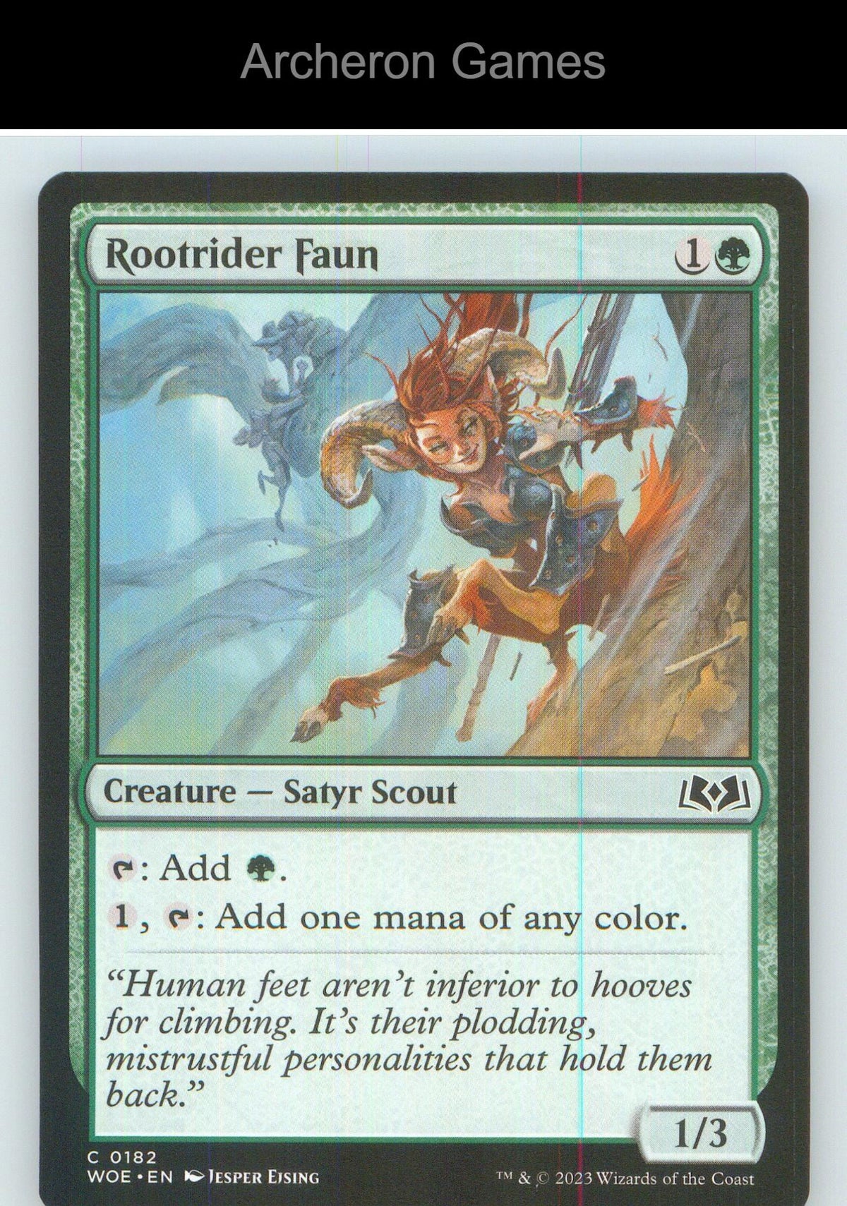 Rootrider Faun WOE 182 C MTG Card NM/EX+
