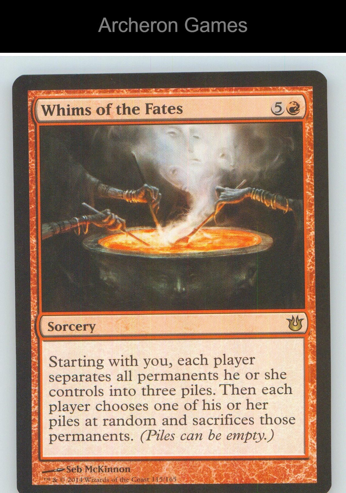 Whims of the Fates BNG 115 R MTG Card NM/EX+