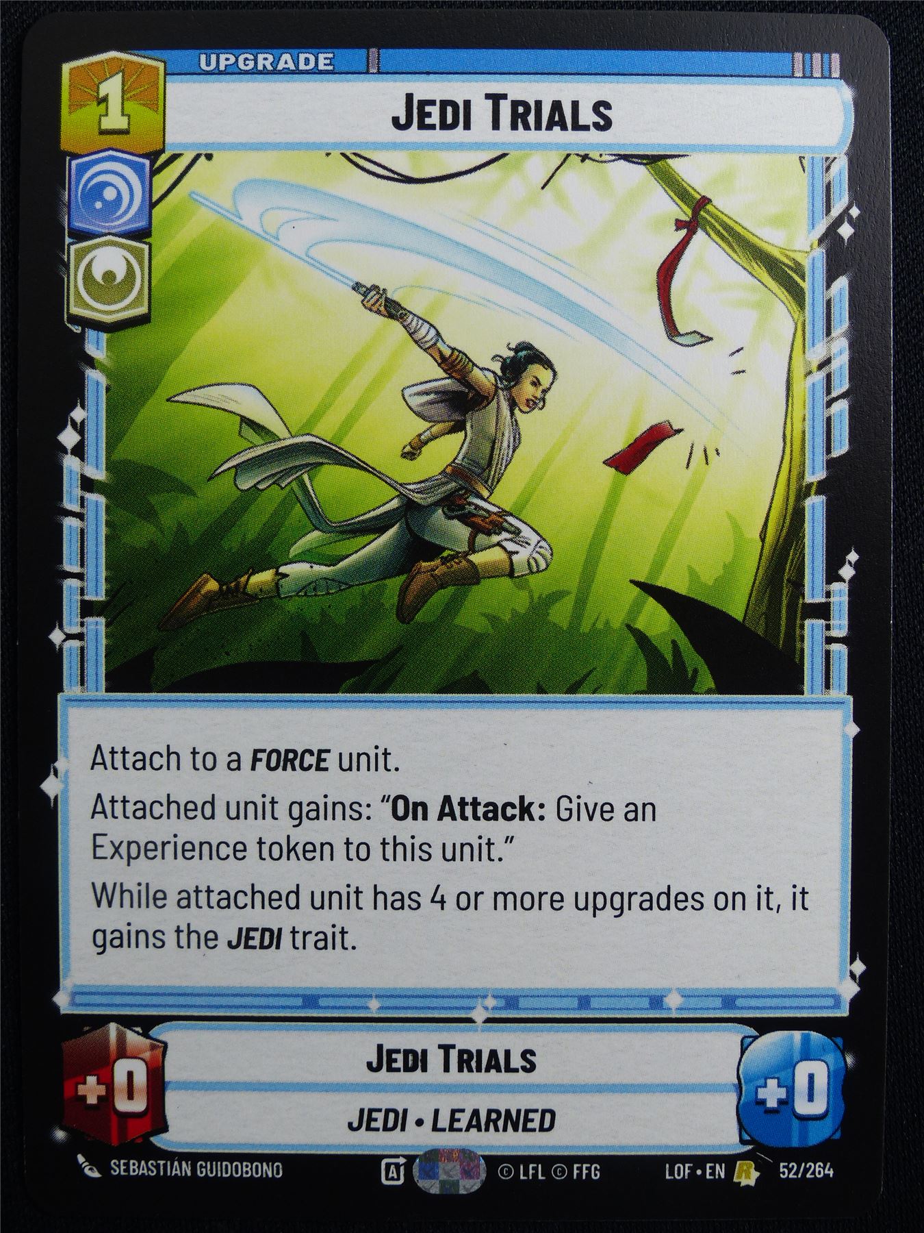 Jedi Trials 52/264 - Star Wars Unlimited Card #4UU