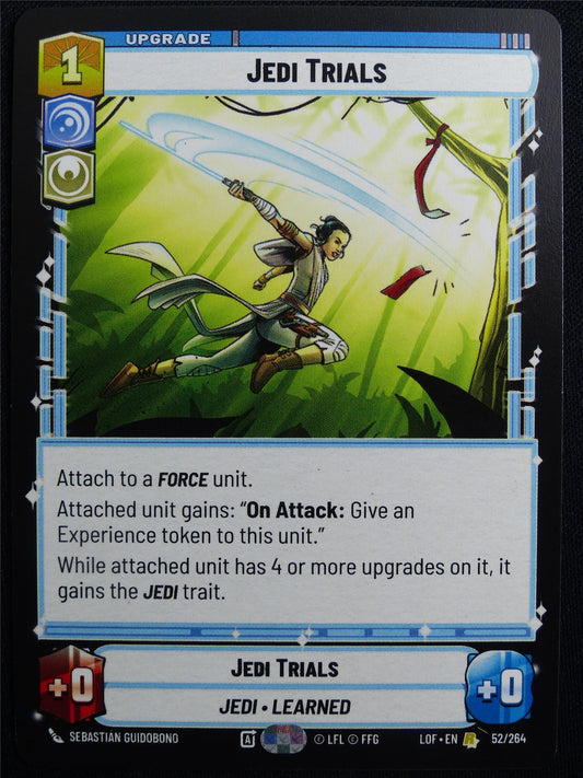 Jedi Trials 52/264 - Star Wars Unlimited Card #4UU