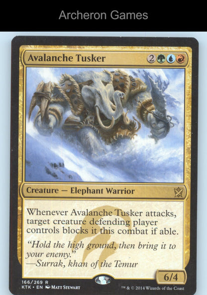 Avalanche Tusker 166 R MTG Card Khans of Tarkir