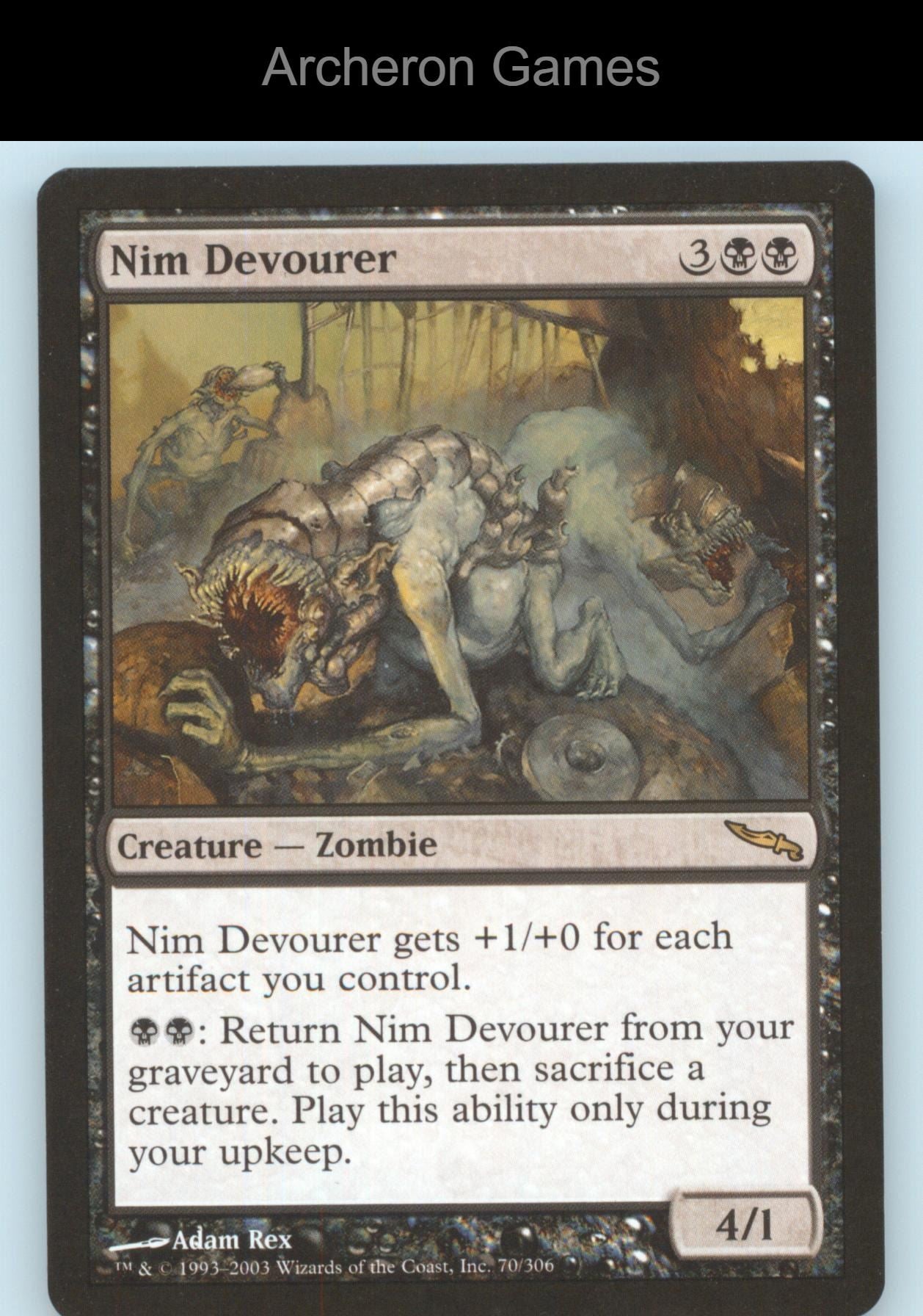Nim Devourer 70 R MTG Card Mirrodin