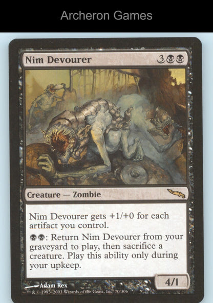 Nim Devourer 70 R MTG Card Mirrodin
