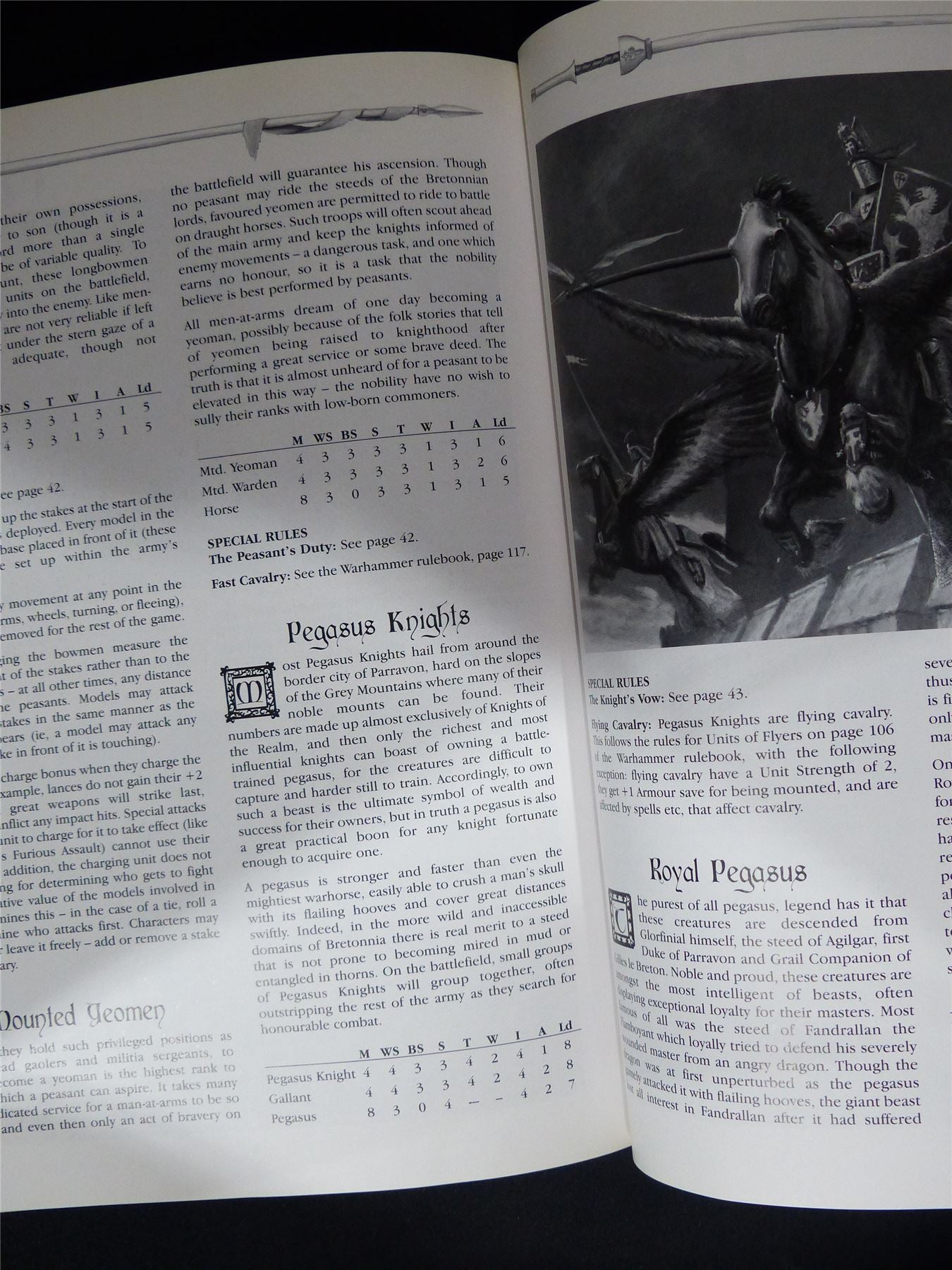 Warhammer Armies: Bretonnia 6th Edition Softback 2003 - Warhammer Old World #1HS