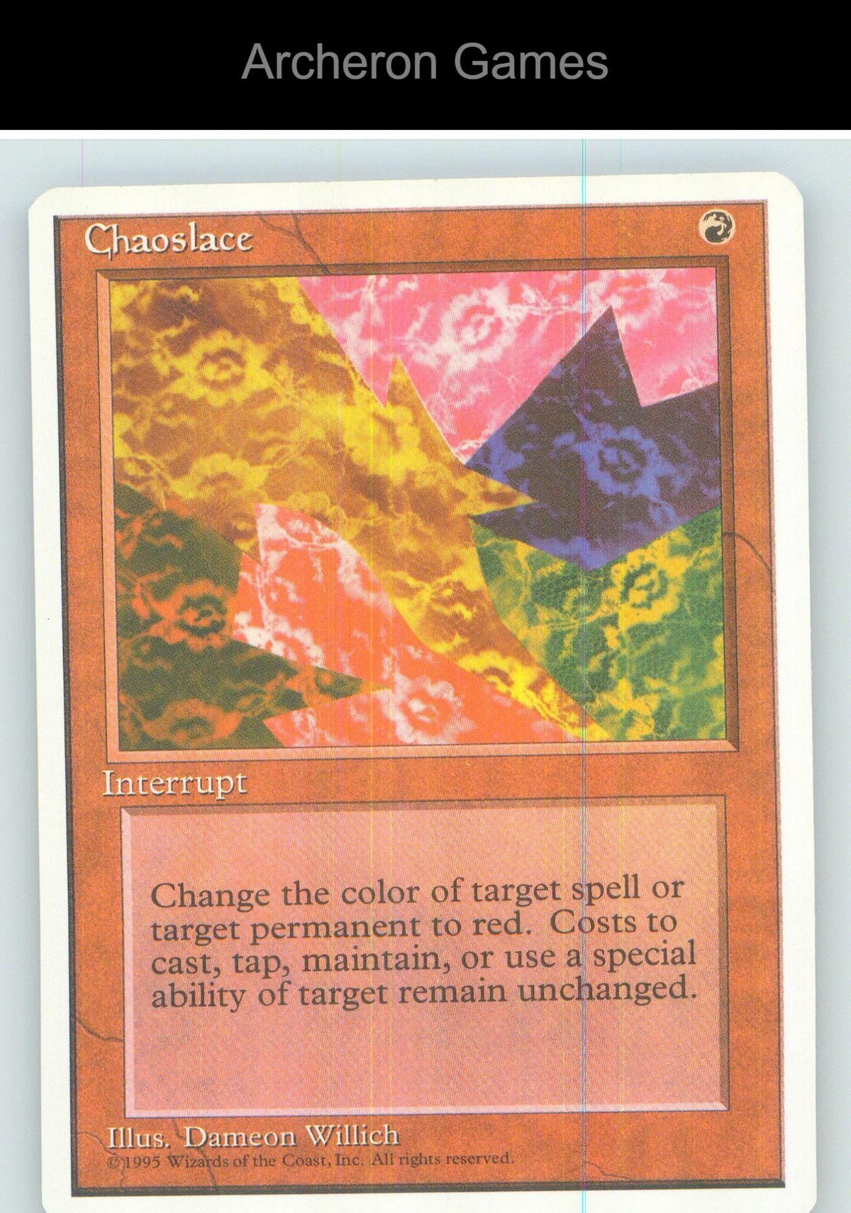 Chaoslace 4ED R MTG Card NM/EX+
