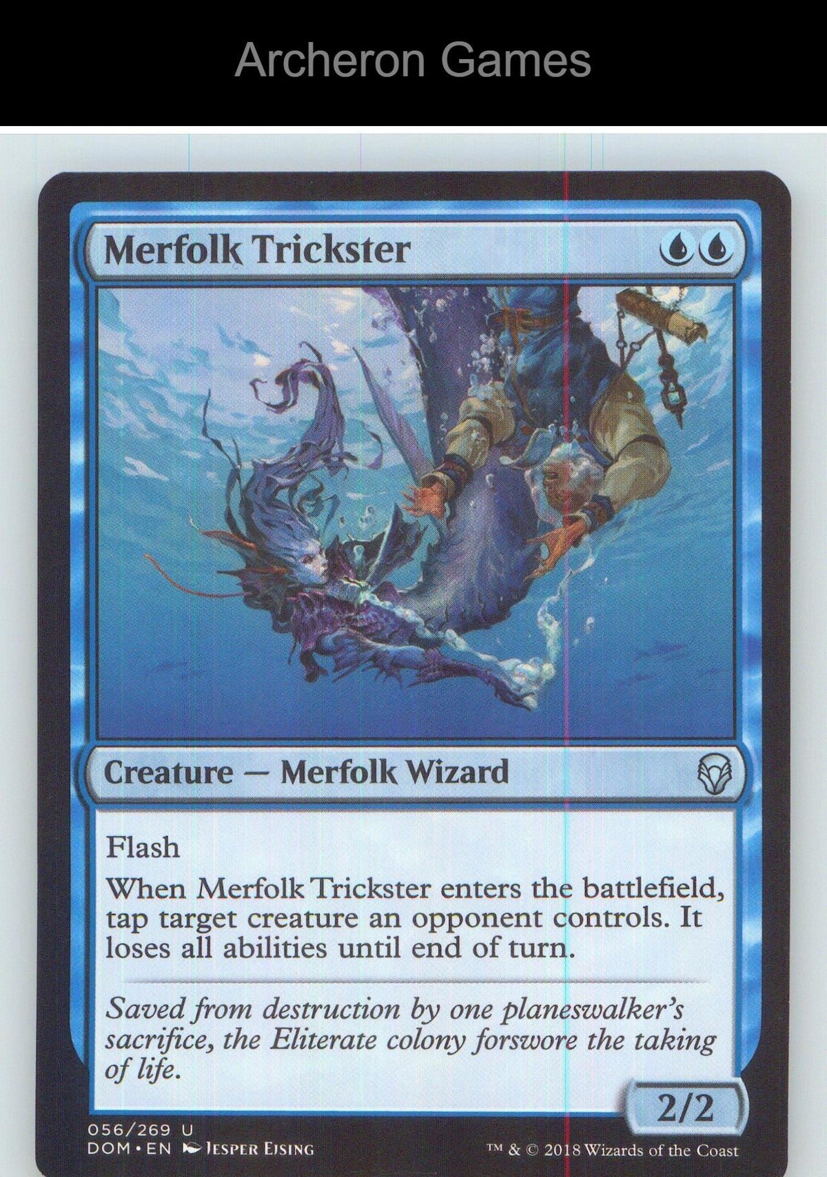 Merfolk Trickster DOM 56 UC MTG Card NM/EX+