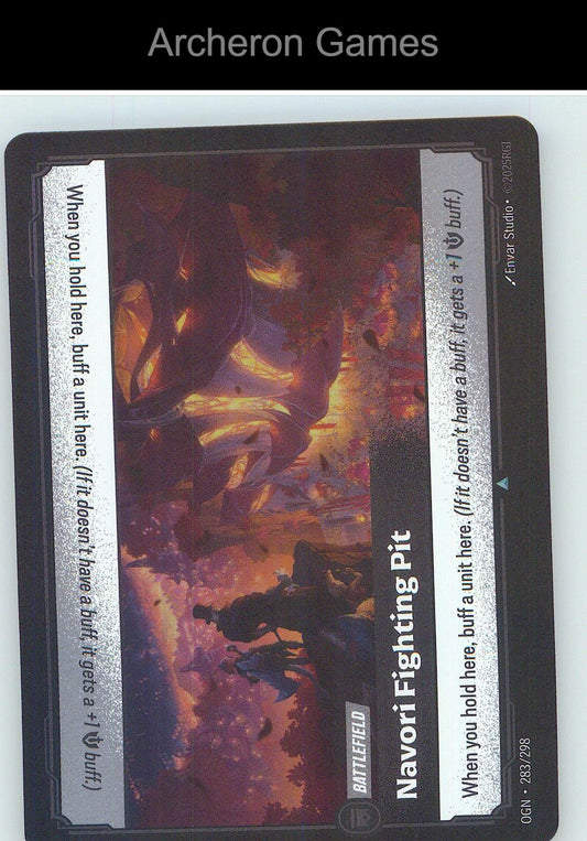Navori Fighting Pit OGN 283/298 UC Origins Riftbound Card