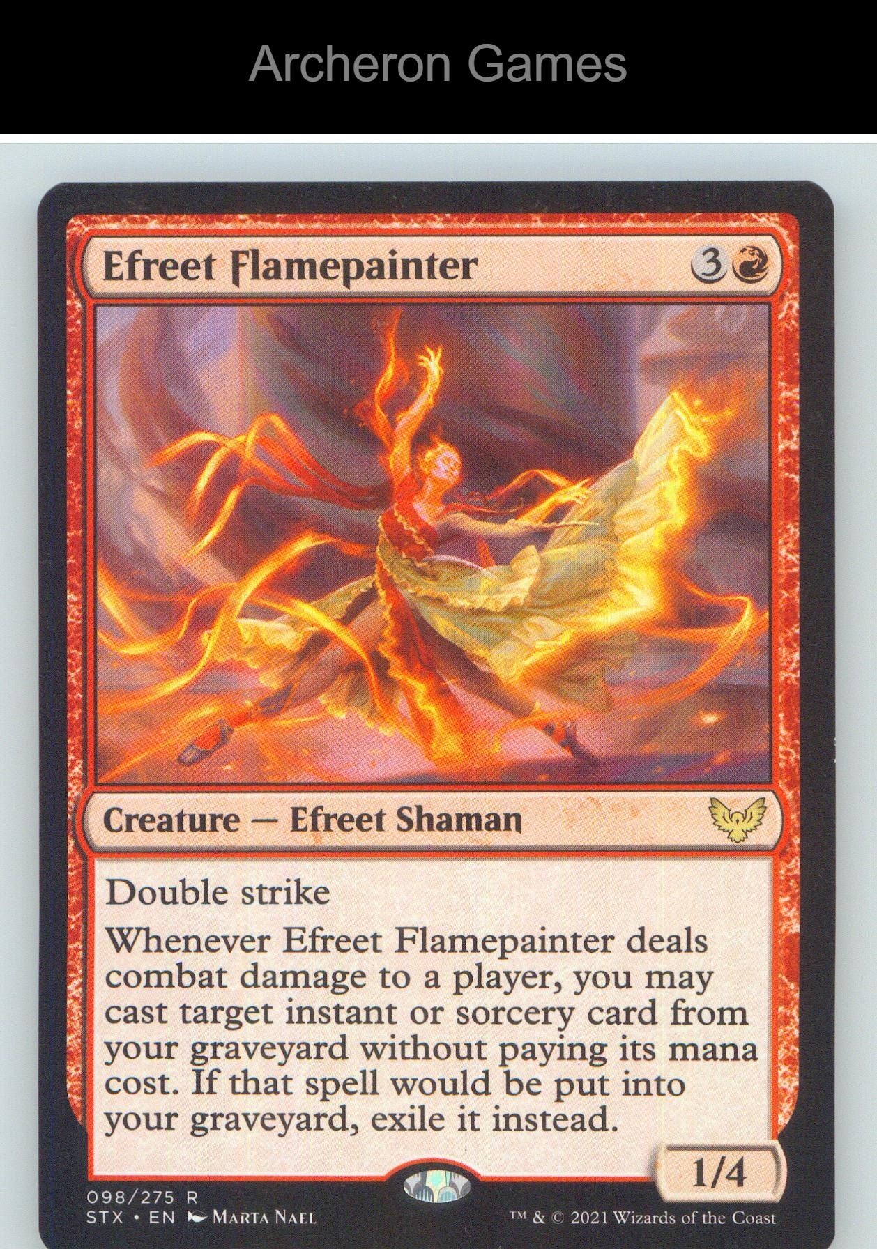 Efreet Flamepainter STX 98 R MTG Card NM/EX+