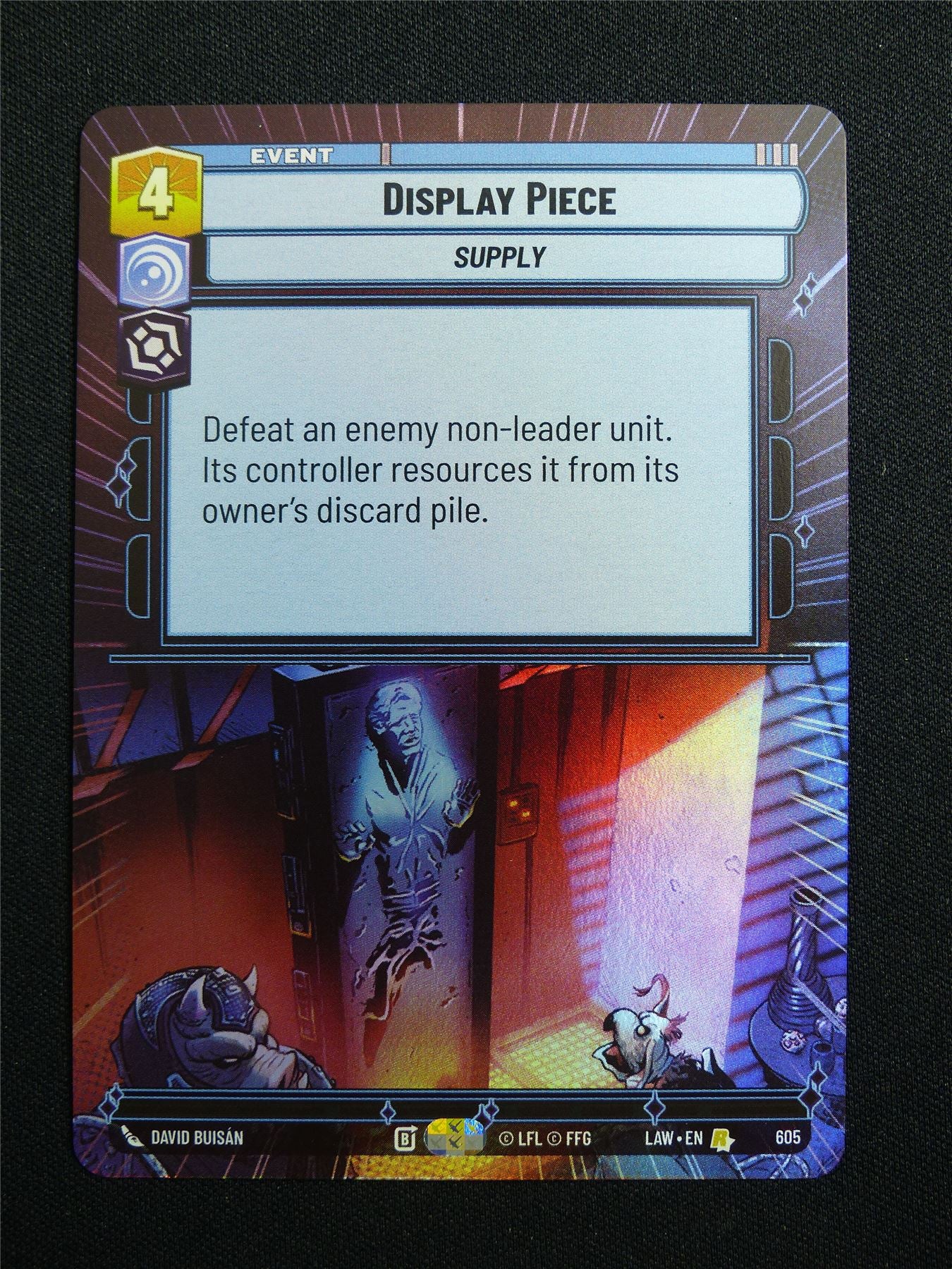 Display Piece 605 Hyperspace Foil - Star Wars Unlimited Card #168