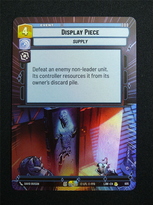 Display Piece 605 Hyperspace Foil - Star Wars Unlimited Card #168