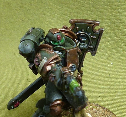 Lieutenant with Storm Shield painted - Space Marines - Warhammer 40K #2NW