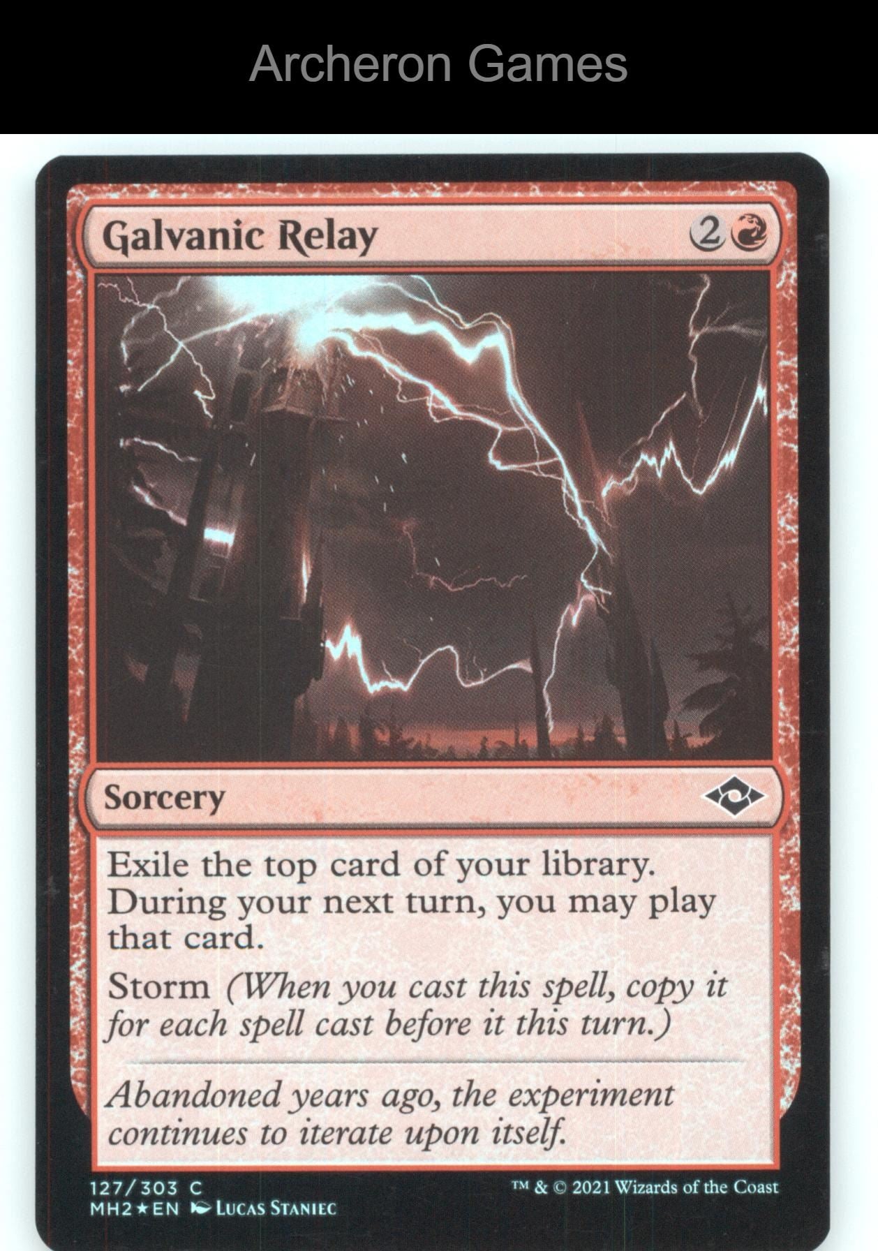 Galvanic Relay 127 C MTG Card Modern Horizons 2