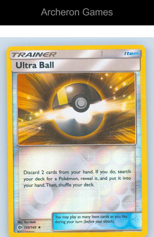 Pokemon Card Ultra Ball SM01 135/149 UC SM Base Set Reverse Holo